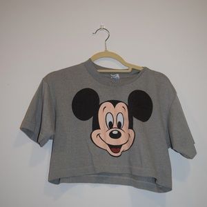 Vintage Mickey Mouse Crop Top